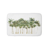 Moderne tropische palmbomen badmat (Voorkant)