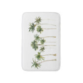 Moderne tropische palmbomen badmat (Voorkant Verticaal)