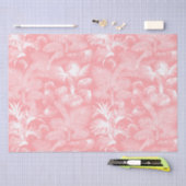 Moderne tropische palmbomen roze wit tissuepapier (Craft)
