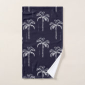 Moderne tropische palmboom bad handdoek (Handdoek)