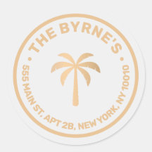 Moderne tropische palmboom