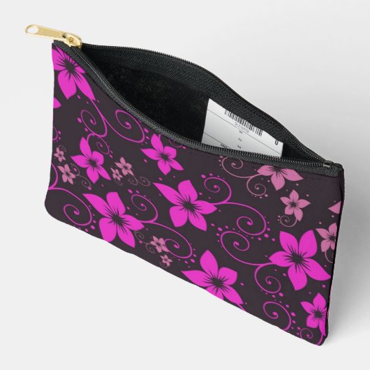 Moderne Tropische Roze Bloemen Aangepaste Tassen (Open)