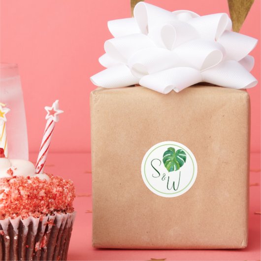 Moderne Tropische Sticker (Feest)