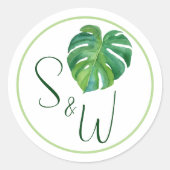 Moderne Tropische Sticker (Voorkant)