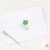 Moderne Tropische Sticker (Envelop)