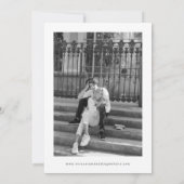 Moderne Tropische Stijlvolle Namen Bestemming Brui Save The Date (Achterkant)