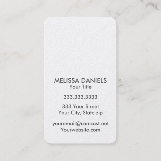 Moderne tropische Visitekaartjes (Achterkant)