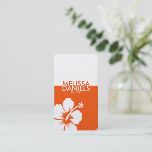 Moderne tropische Visitekaartjes (Staand voorkant)