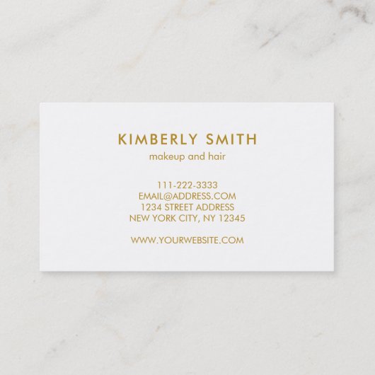 Moderne tropische waterverf verlaat professionele visitekaartje (Achterkant)