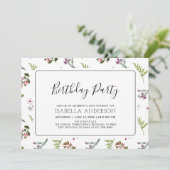 Moderne tropische zomer: geboortedag van Volwassen Kaart (Staand voorkant)