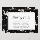 Moderne tropische zomer: geboortedag van Volwassen Kaart (Voorkant / Achterkant)