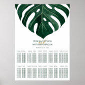 Moderne Tropische Zwitserse kauwgistrootkaart Poster (Voorkant)