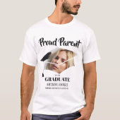 Moderne Trots Ouder | Afgestudeerd | Foto T-Shirt (Voorkant)