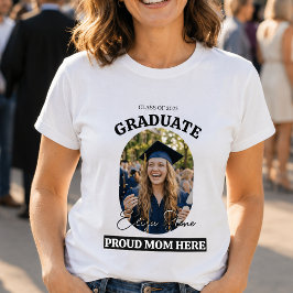 Moderne trotse moeder hier | Foto afstudeer T-shir T-shirt