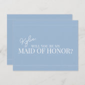 Moderne Trouvaille Kaart voor Bruidsmeisje (Voorkant / Achterkant)
