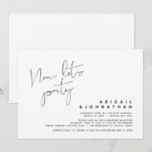 Moderne trouw-elopement, Nu gaan we feest vieren Kaart (Voorkant / Achterkant)