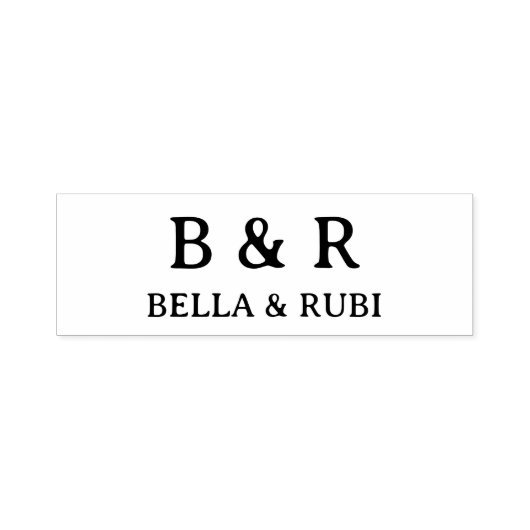 Moderne Trouw Monogram Favoriet Stempel (Design)