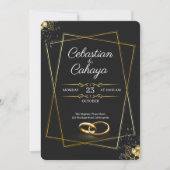 Moderne Trouw Uitnodiging (Voorkant)