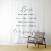 Moderne Trouwbanner Achtergrond Wandkleed (In situ)