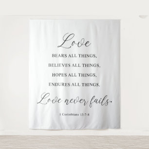Moderne Trouwbanner Achtergrond Wandkleed