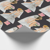 MODERNE trouwdag Cadeaupapier (Hoek)