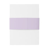 Moderne Trouwdag Grace Lilac Uitnodigingen Wikkel (Achterkant Voorbeeld)