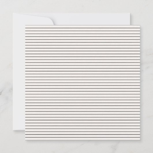 Moderne trouwdatum cream black save the date (Achterkant)