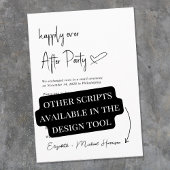 Moderne trouwerij met Happily Ever After Kaart