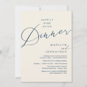 Moderne Trouwfeest 'Happily Ever After' Ontvangstd Kaart (Voorkant)