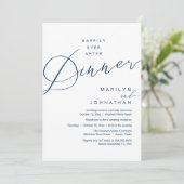 Moderne Trouwfeest 'Happily Ever After' Ontvangstd Kaart (Staand voorkant)