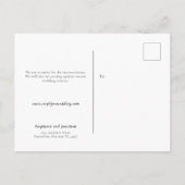 Moderne Trouwfoto Dezelfde liefde Nieuw Plan Scena Aankondigingskaart (Achterkant)