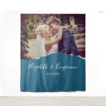 Moderne Trouwfoto Koppel Fotohokje Achtergrond