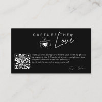 Moderne trouwfoto Leg de liefde Qr Code vast