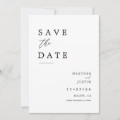 Moderne Trouwfoto Save the Dates Save The Date (Voorkant)