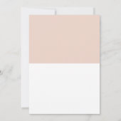 Moderne trouwfoto save the dates uitnodiging (Achterkant)