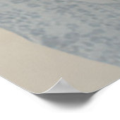 Moderne trouwfoto welkomstbord poster (Hoek)