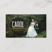 Moderne trouwfotograaf Fotocollage Visitekaartje (Voorkant)