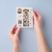 Moderne Trouwfotografie met Blush Prijslijst Flyer (Hand)