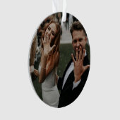 Moderne trouwfoto's 2024 ornament (voorkant)