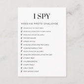 Moderne trouwfoto's leggen de liefde QR-code vast Informatiekaartje (Achterkant)