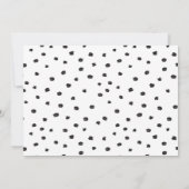 Moderne trouwfoto's Sla de datumkaarten op Aankondiging (Achterkant)