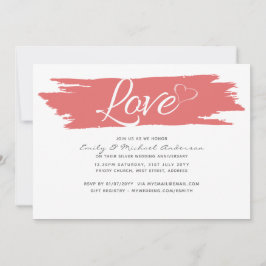 Moderne trouwjubileum uitnodigingen - ELK MIJLPAAL