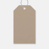Moderne Trouwjuffrouw Voorstel Tag Cadeaulabel (Achterkant)
