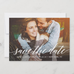 Moderne Trouwkaart 'Save The Date' Kaart