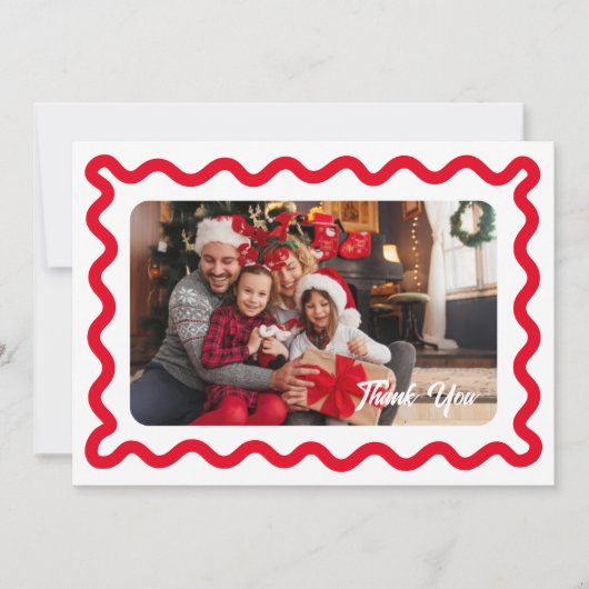 Moderne Trouwkaart voor Dankbetuiging Bedankkaart (Voorkant)