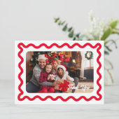 Moderne Trouwkaart voor Dankbetuiging Bedankkaart (Staand voorkant)