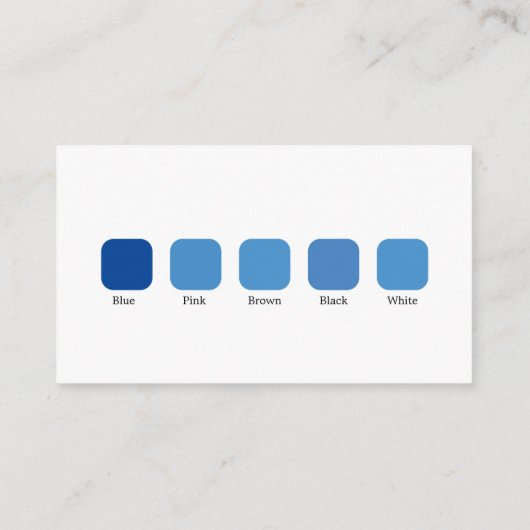 Moderne trouwkleding kledingcode informatiekaartje (Achterkant)