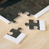 Moderne Trouwkoppel Jubileum 4 Foto Collage Legpuzzel (Zijkant)