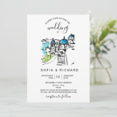 Moderne trouwlocatie Grieks eiland Skiathos Kaart (Staand voorkant)