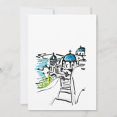 Moderne trouwlocatie Grieks eiland Skiathos Kaart (Achterkant)